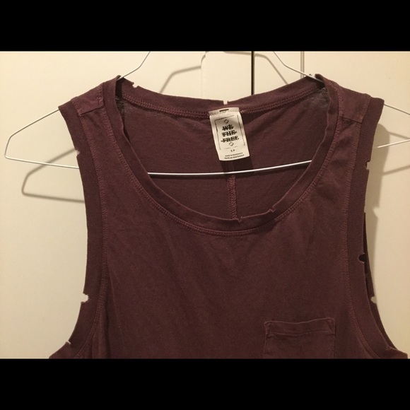 Free People Distressed Peplum Tank - Picture 2 of 3